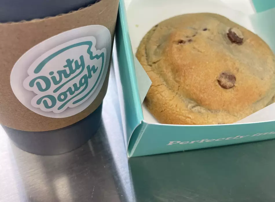 Stuffed Chocolate Chip Cookie and Gourment Hot Chocolate!