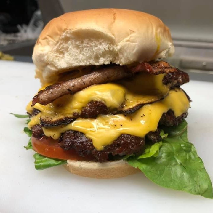 Big red food truck
