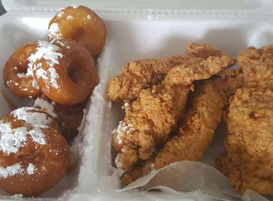 Chicken and Donuts Lunch Special