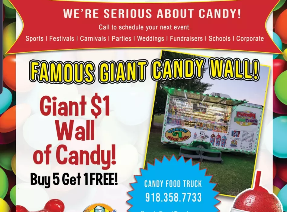 Candy Food Truck Flyer