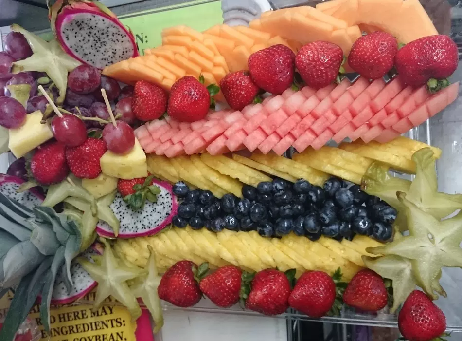 Sample of our creativity, creating gorgeous fruit display