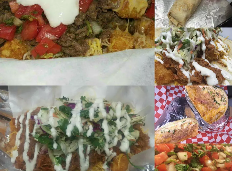 Outlaw Burritos and Wild Loaded Tots Food Truck Food