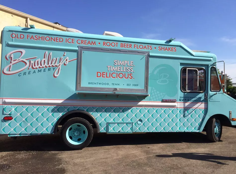 Bradley's Creamery Ice Cream Food Truck