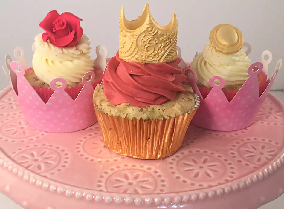 Princess Birthday Party Cupcakes