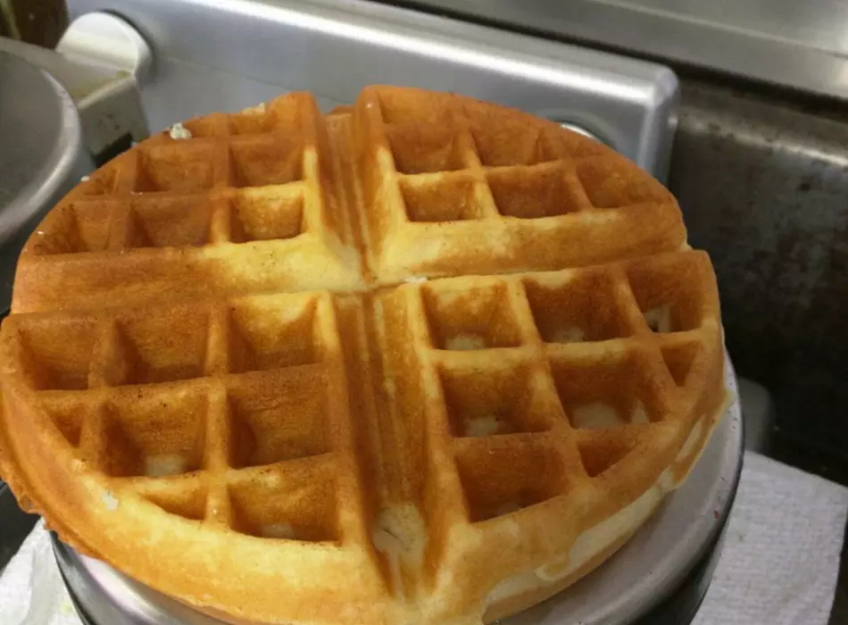 Our fresh made waffles
