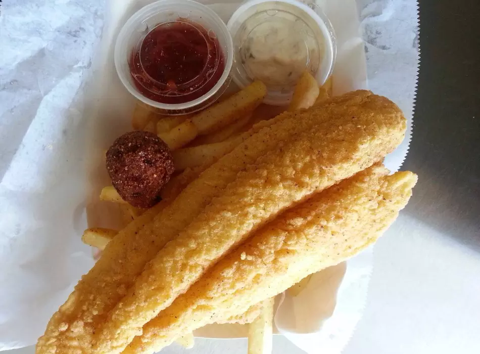 Kreole Fried Fish Basket