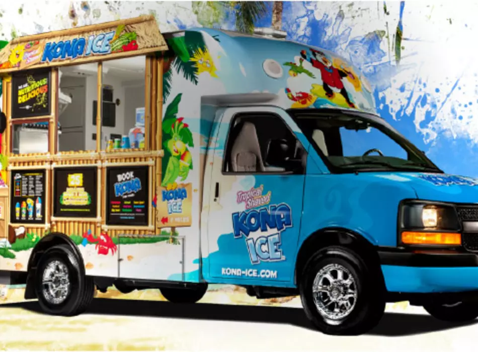 Kona Entertainment Vehicles.   Our Kona trucks aren’t just trucks, they’re Kona Entertainment Vehicles. It perfectly describes what we’re all about! Our shaved ice trucks scream fun and excitement from the shiny chrome wheels, the colorful characters and the tropical steel drum music that whisks you away to a tropical paradise.