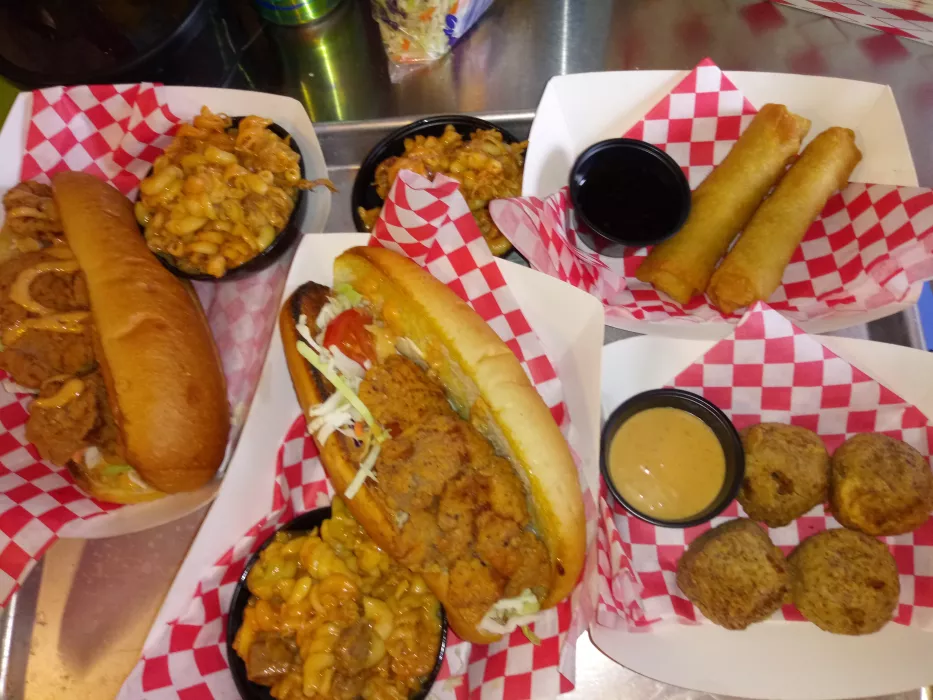 Poboys Boudin Balls Eggrolls