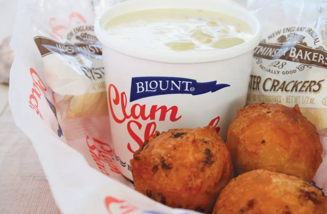 Blount Clam Cakes and Chowder