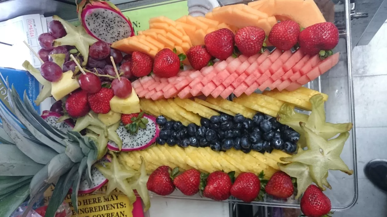 Sample of our creativity, creating gorgeous fruit display