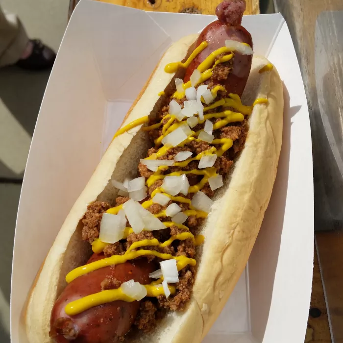 All-Beef Smoked Sausage served on a hoagie roll