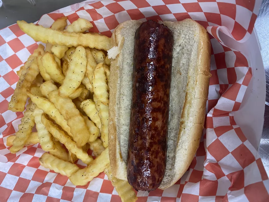 Jumbo Hot Dog W/ Fries