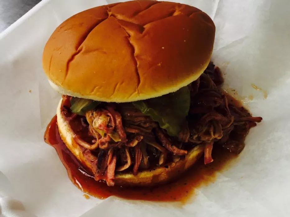 The Original...Pulled Pork + Saw's Sauce + Pickles