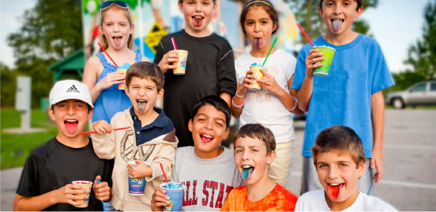 We do all sorts of events throughout the year! Everything from big festivals or marathons to smaller neighborhood gatherings and weddings. If it’s an event and you want Kona Ice to be there, we’ll make it happen.